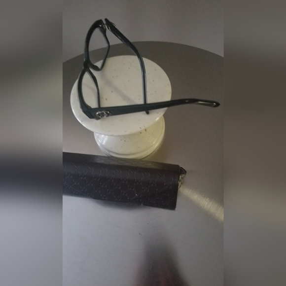 Gucci 3203 Vintage Eyeglasses black with glitter case (brown) Authentic - Picture 3 of 6